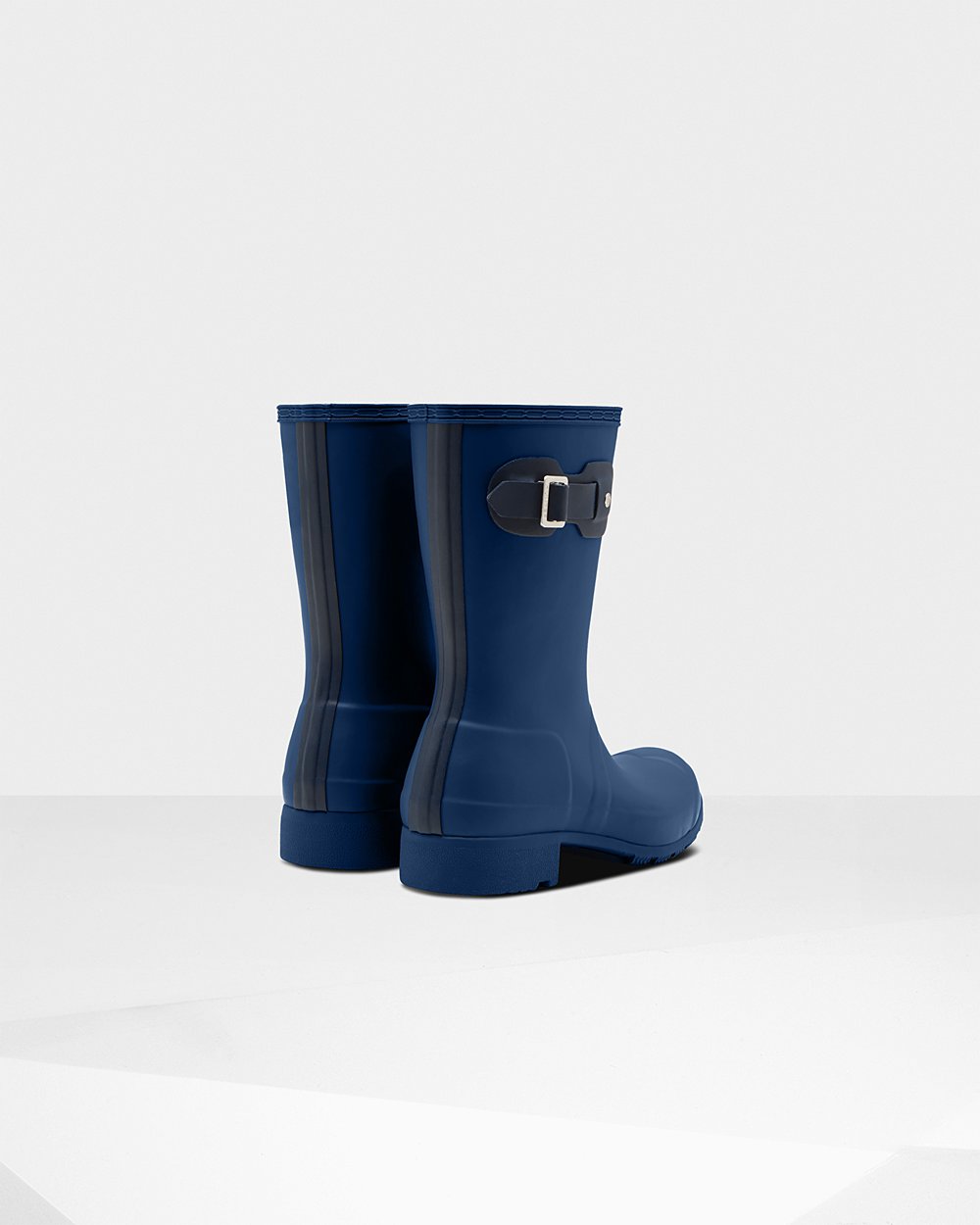 Hunter Mujer Original Tour Foldable - Botas de Lluvia Azul Marino - 187-ZIQNXS